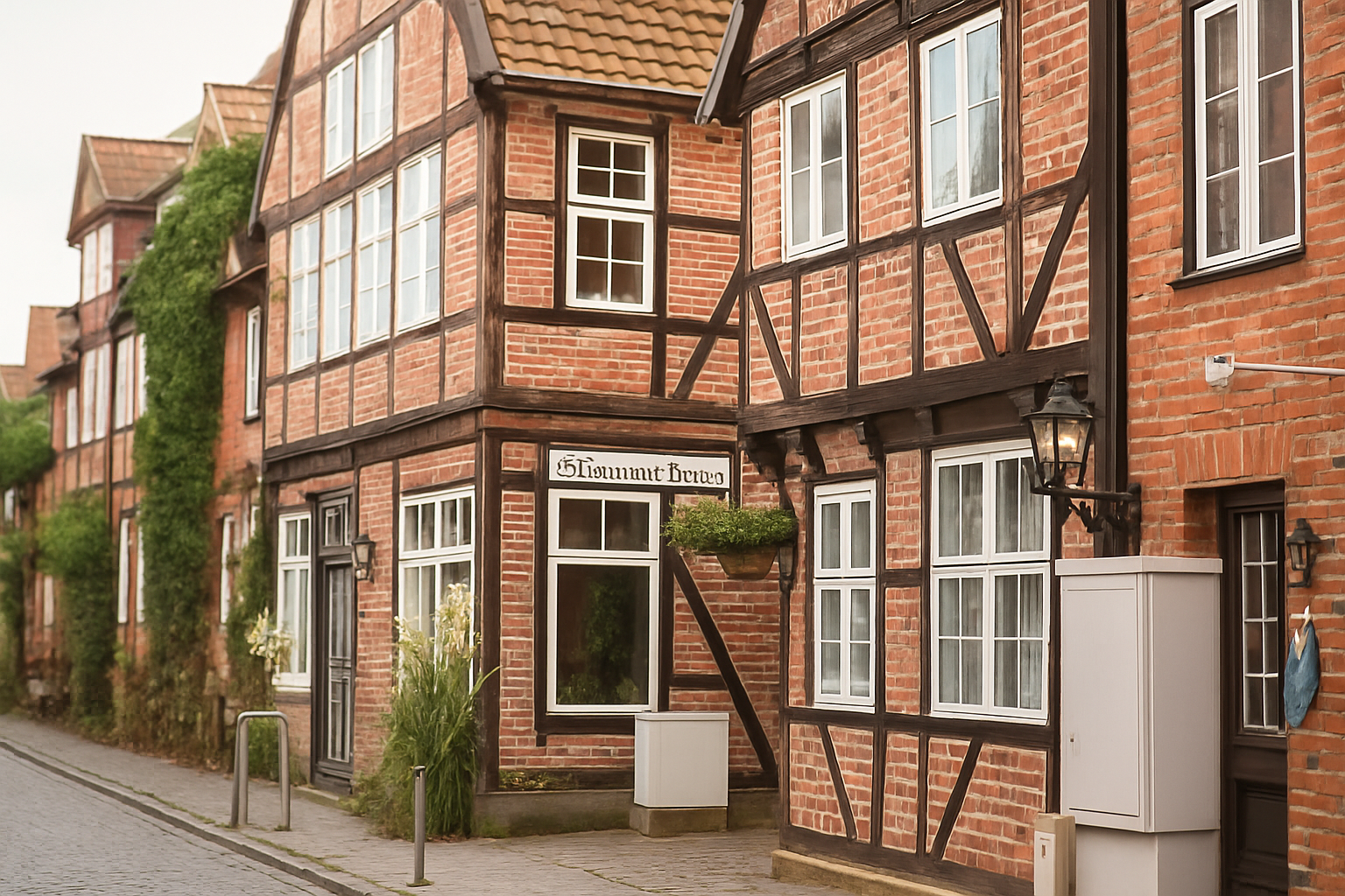 Altstadt Eutin – Blick auf Schloss, Markt und Gassen